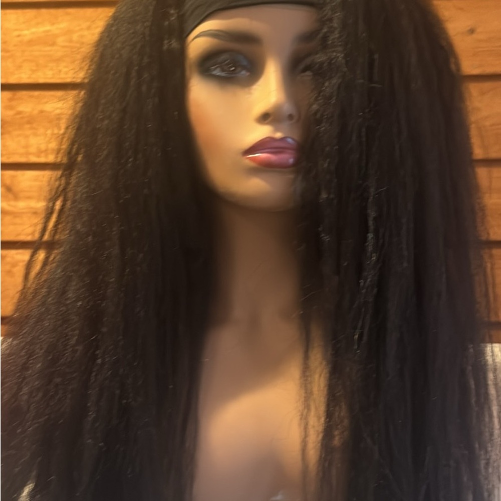 Luxury  Human hair headband wig